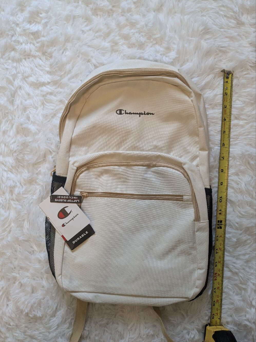 Champion Cream and Brown Everyday Backpack - Picture 9 of 14